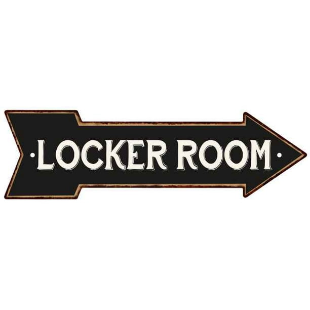 Rustic Locker Room Metal Sign Vintage Gym Rustic Locker Room Metal Sign Vintage Gym